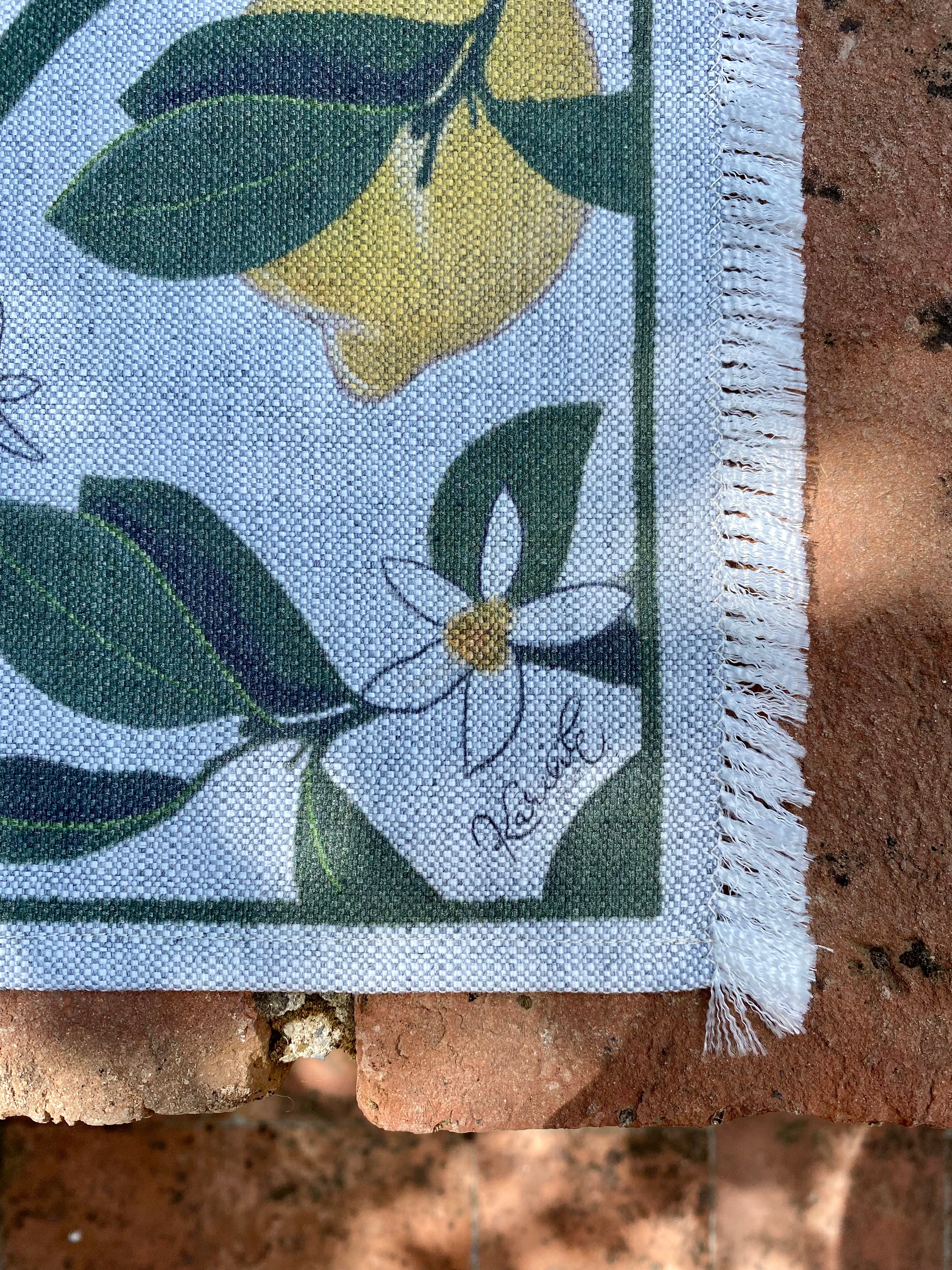 Set tovaglietta americana antimacchia, limoni, 2 pz, cm 45x35 - EDIZIONE LIMITATA