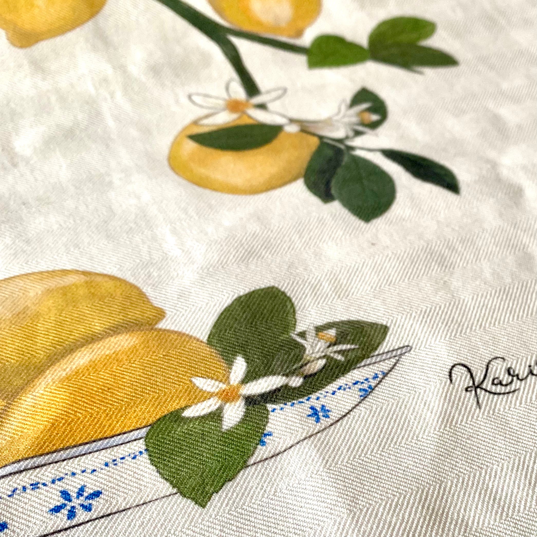 Lemon Tree - asciughino da cucina, 100% cotone organico, limoni, 55x45 cm - OUTGOING