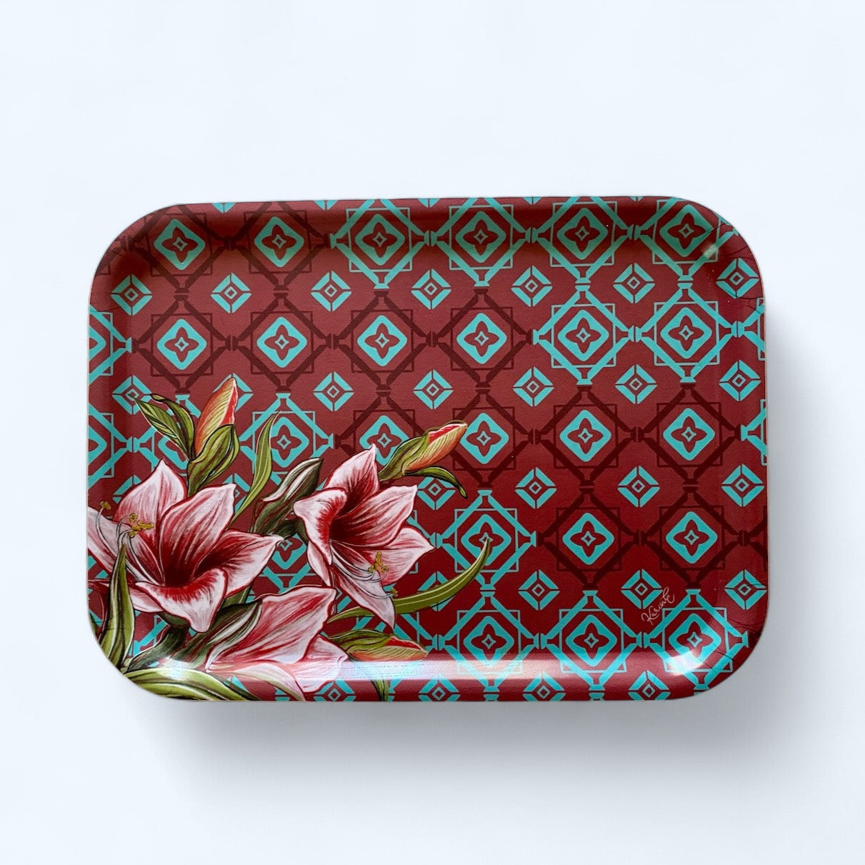 Mix&amp;Match - coffee tray, 27x20 cm, Amaryllis, red, NEW